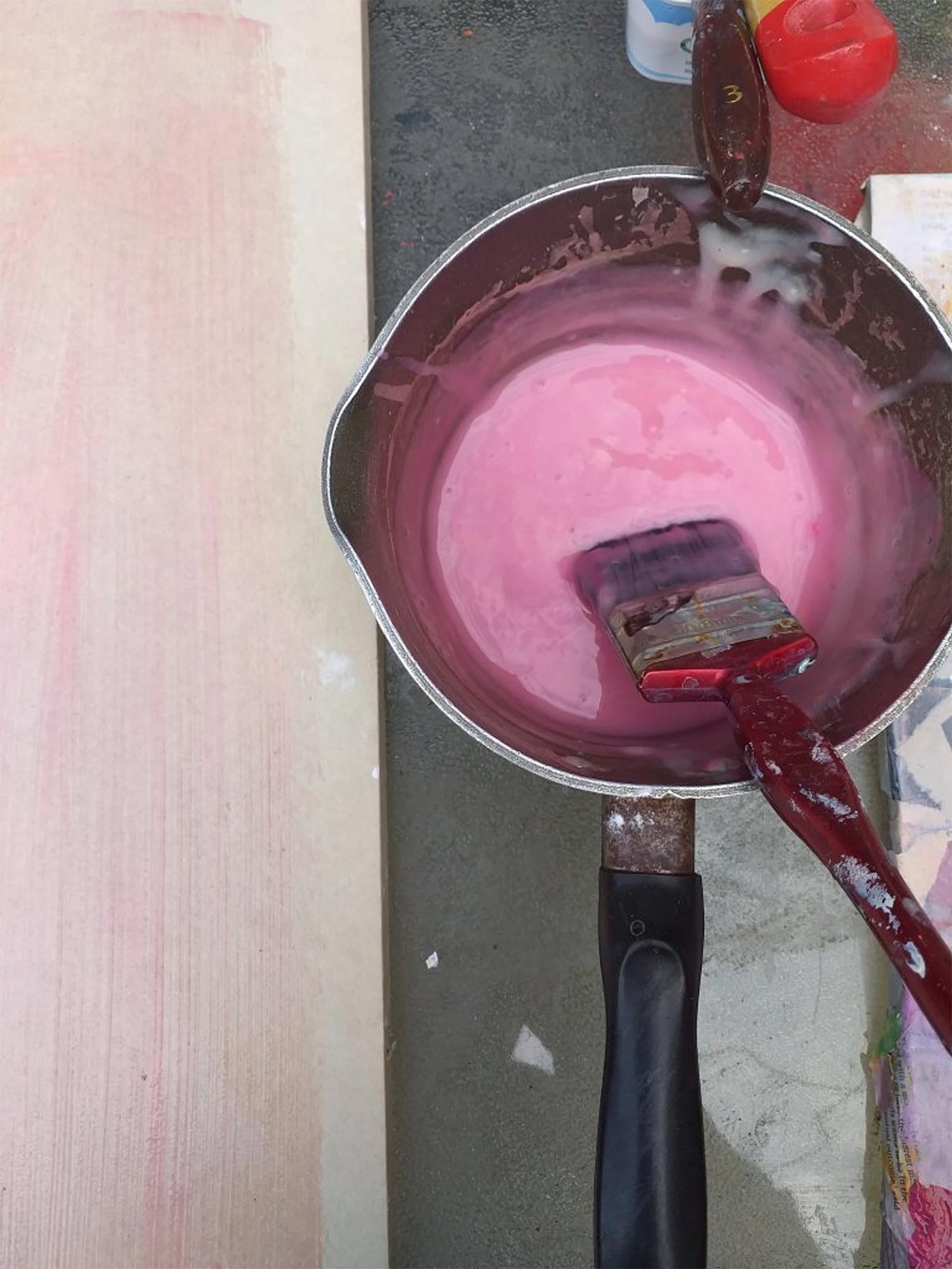 mixture with a stick blender